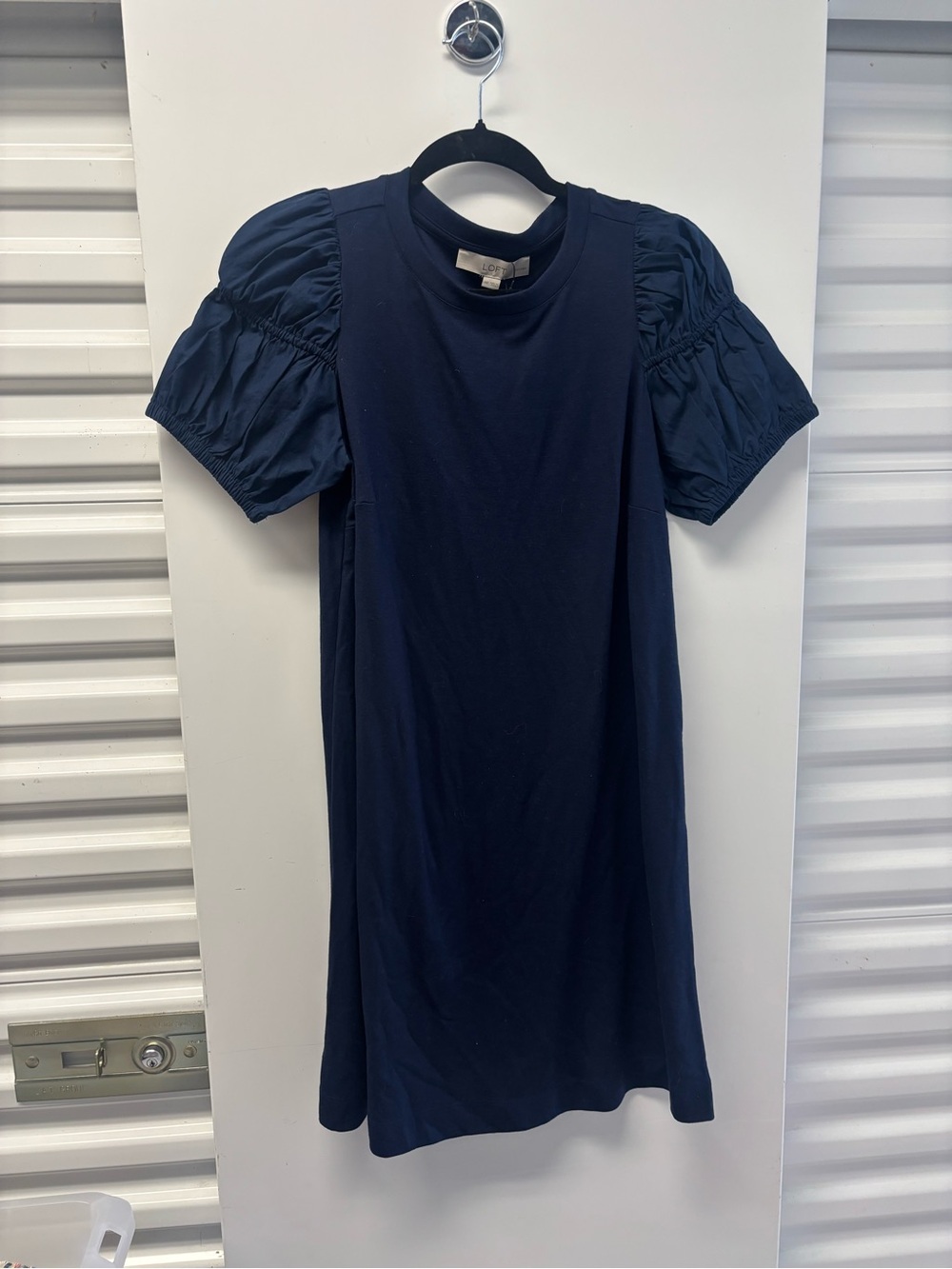 Loft navy blue casual dress size MP